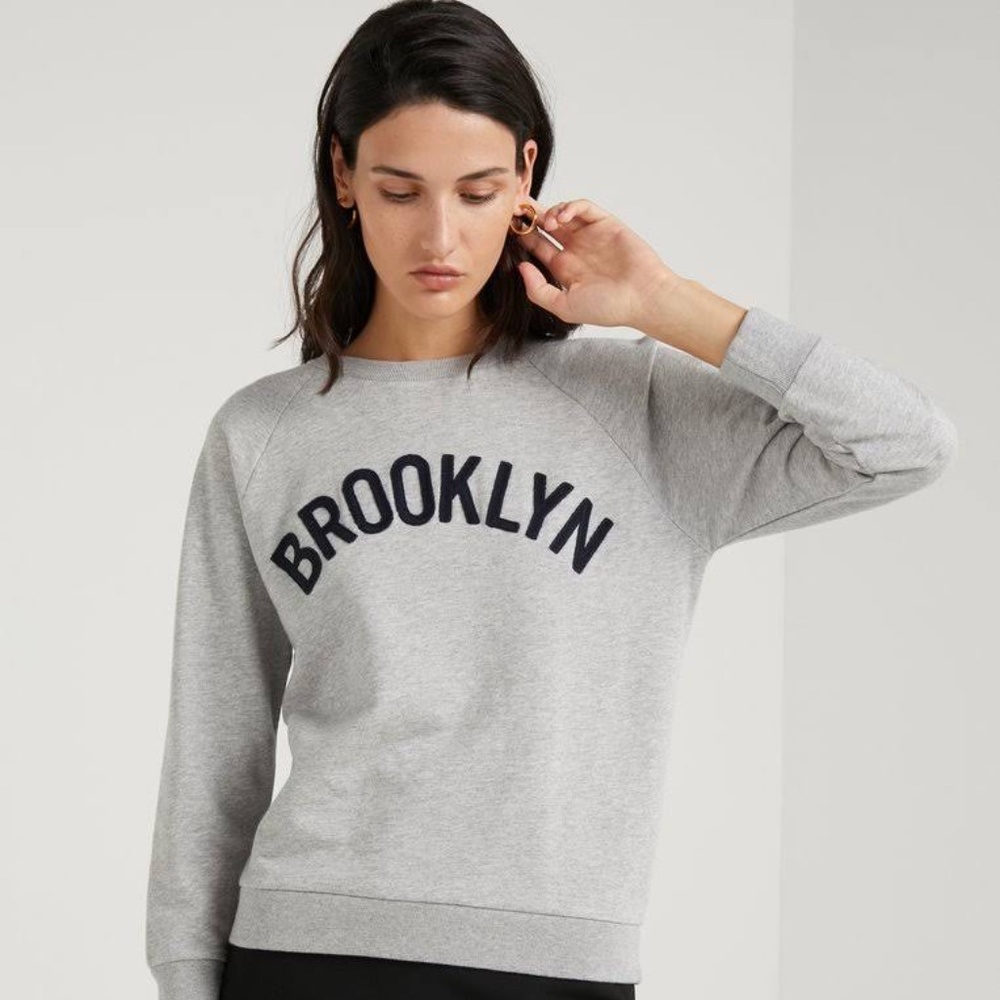 J.Crew Gray Brooklyn sweatshirt Medium